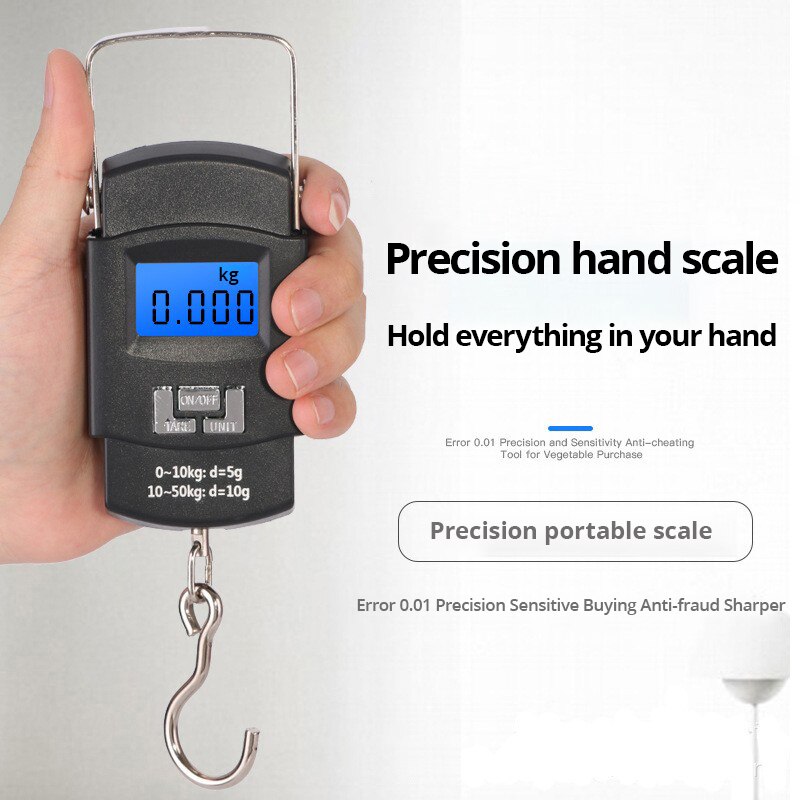 Luggage Scale Hanging - Przenośna cyfrowa waga do bagażu, ręczna