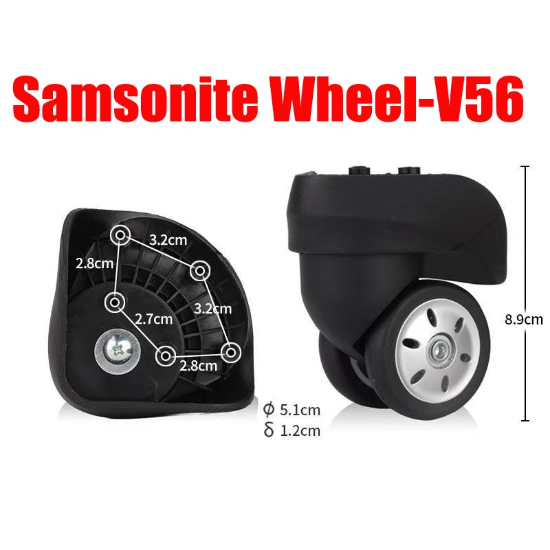 Travel Accessories Samsonite - Wymiana kółek do walizki Samsonite V56,