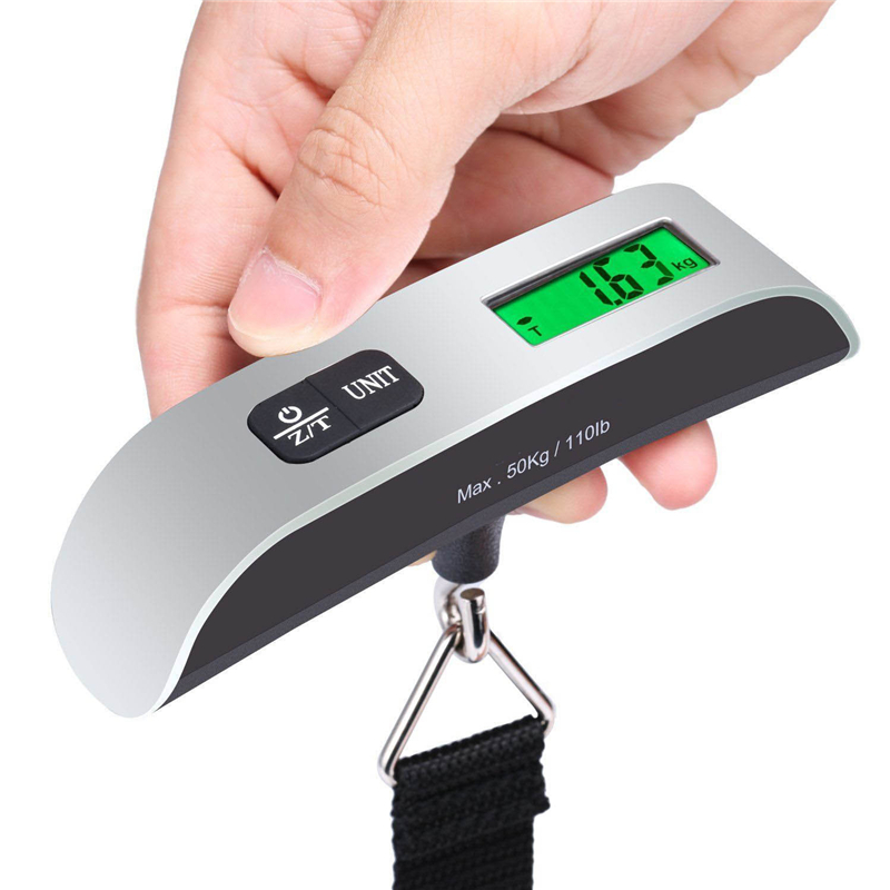 Luggage Scale Hanging - Przenośna waga cyfrowa z wyświetlaczem LCD