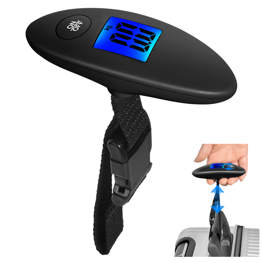 Luggage Scale Hanging - Przenośna waga bagażowa 40kg/100g, precyzyjna podróżna