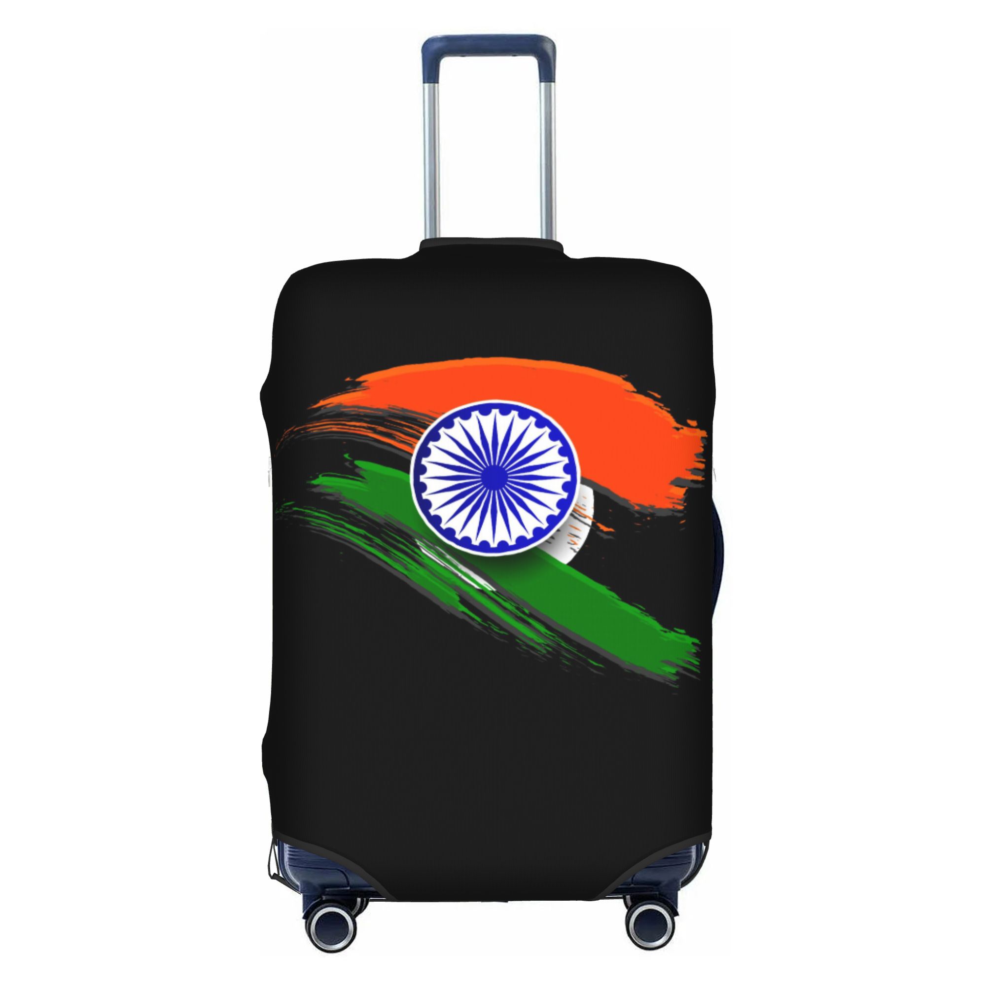 Travel Accessories India - Elastyczny pokrowiec na walizkę z flagą