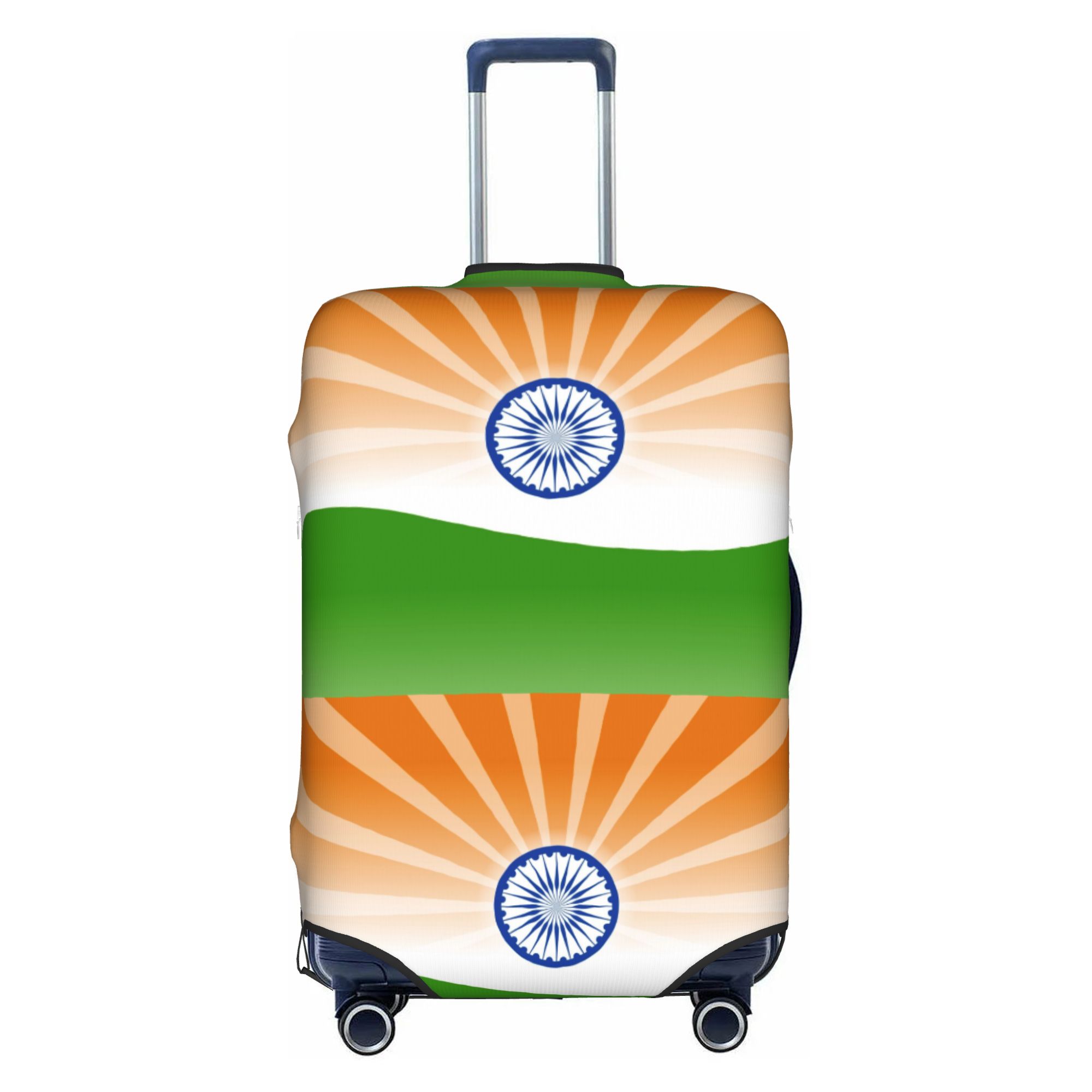 Travel Accessories India - Elastyczny pokrowiec na walizkę z motywem
