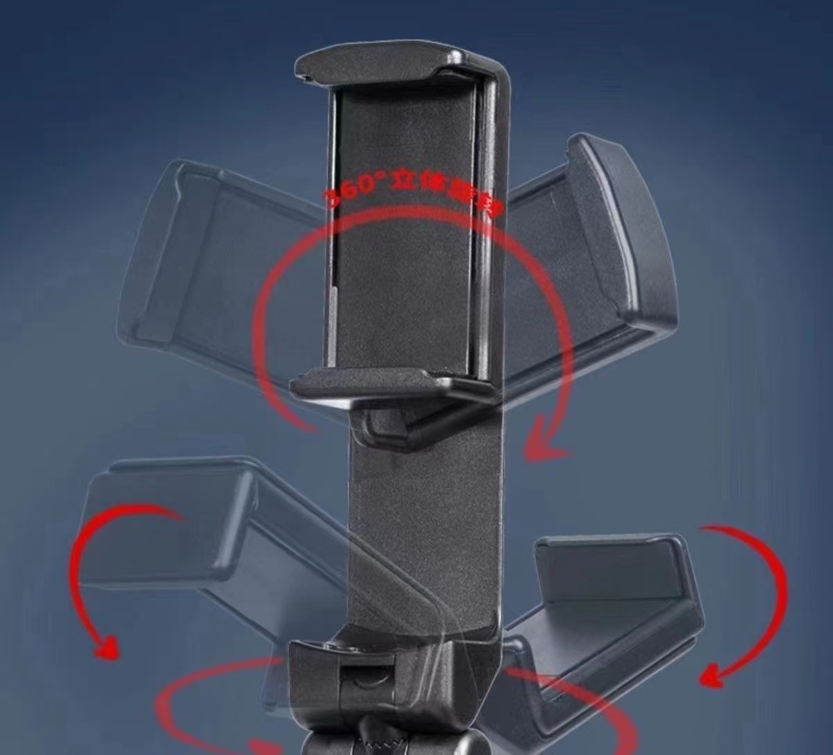 Phone Holder Airplane - Przenośny, składany, obrotowy uchwyt na telefon