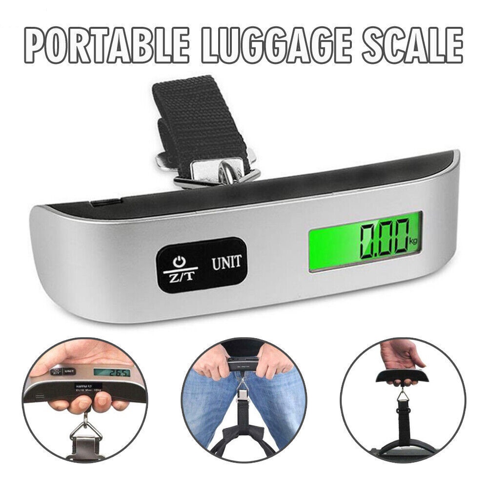 Luggage Scale Hanging - Waga bagażu 110lb 50kg Cyfrowy przenośny