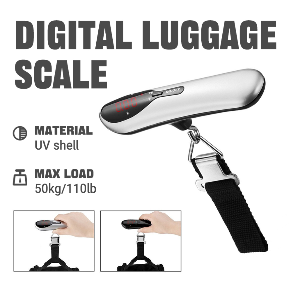 Przenośna cyfrowa waga bagażow – Luggage Scale Hanging recenzja i cena