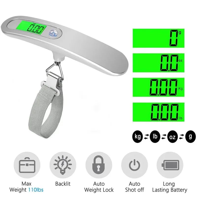 Waga elektroniczna do bagażu z – Luggage Scale Hanging recenzja i cena