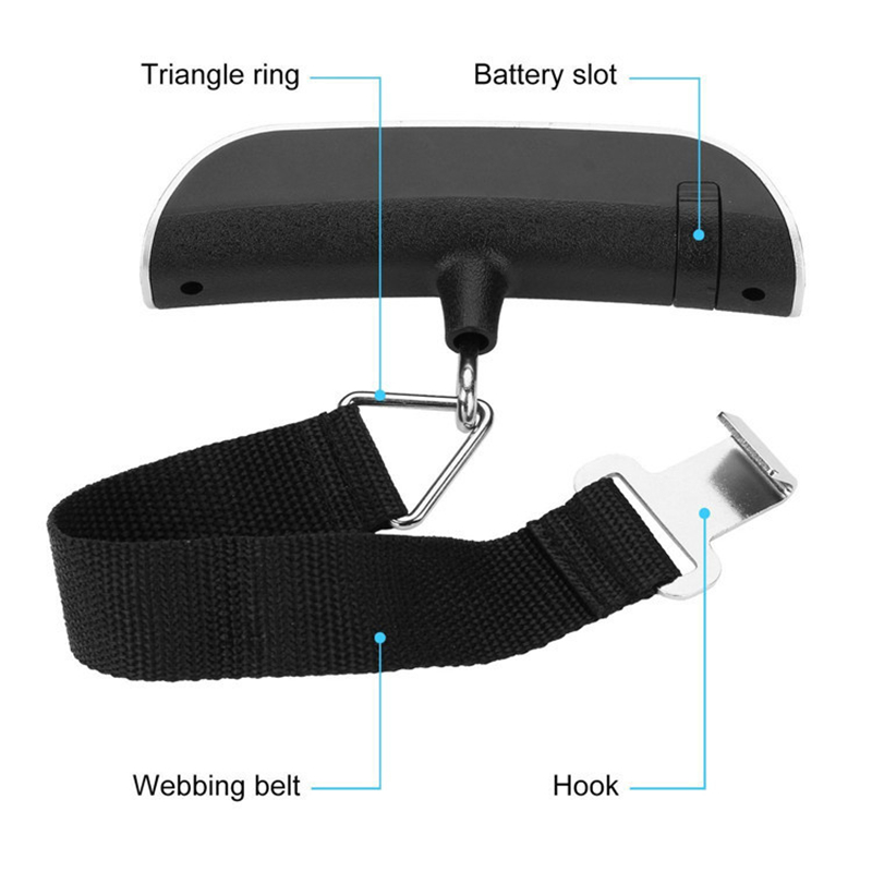Przenośna waga cyfrowa z wyświ – Luggage Scale Hanging recenzja i cena