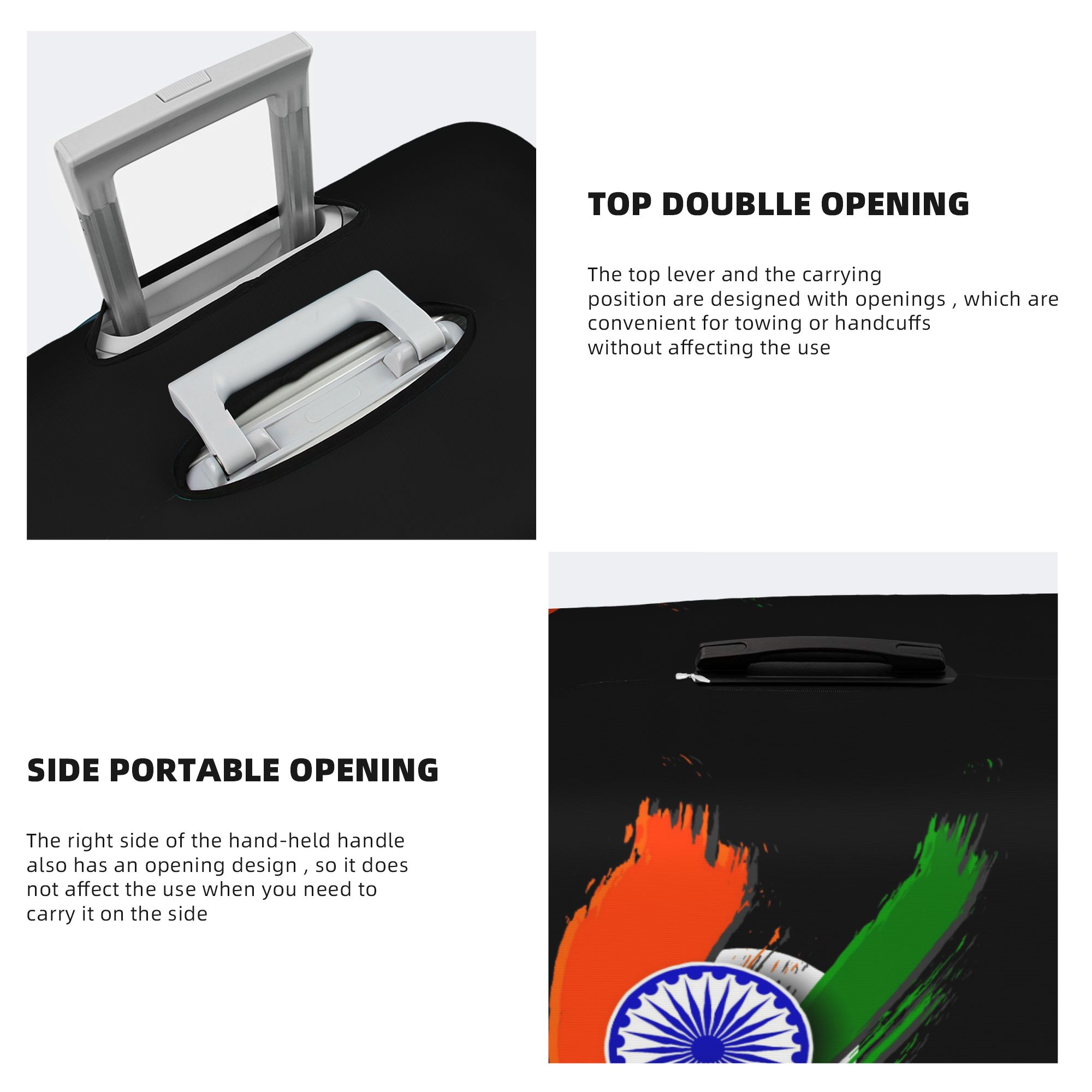 Elastyczny pokrowiec na walizk – Travel Accessories India recenzja i cena