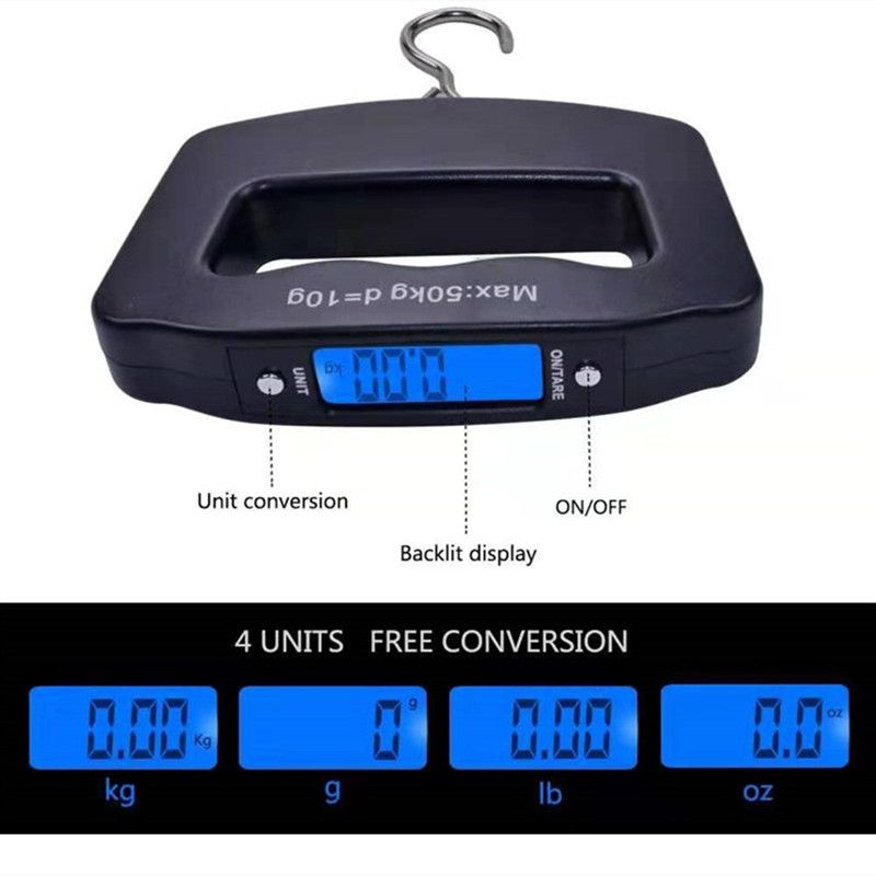 Cyfrowa waga wędkarska 50 kg z – Luggage Scale Hanging recenzja i cena