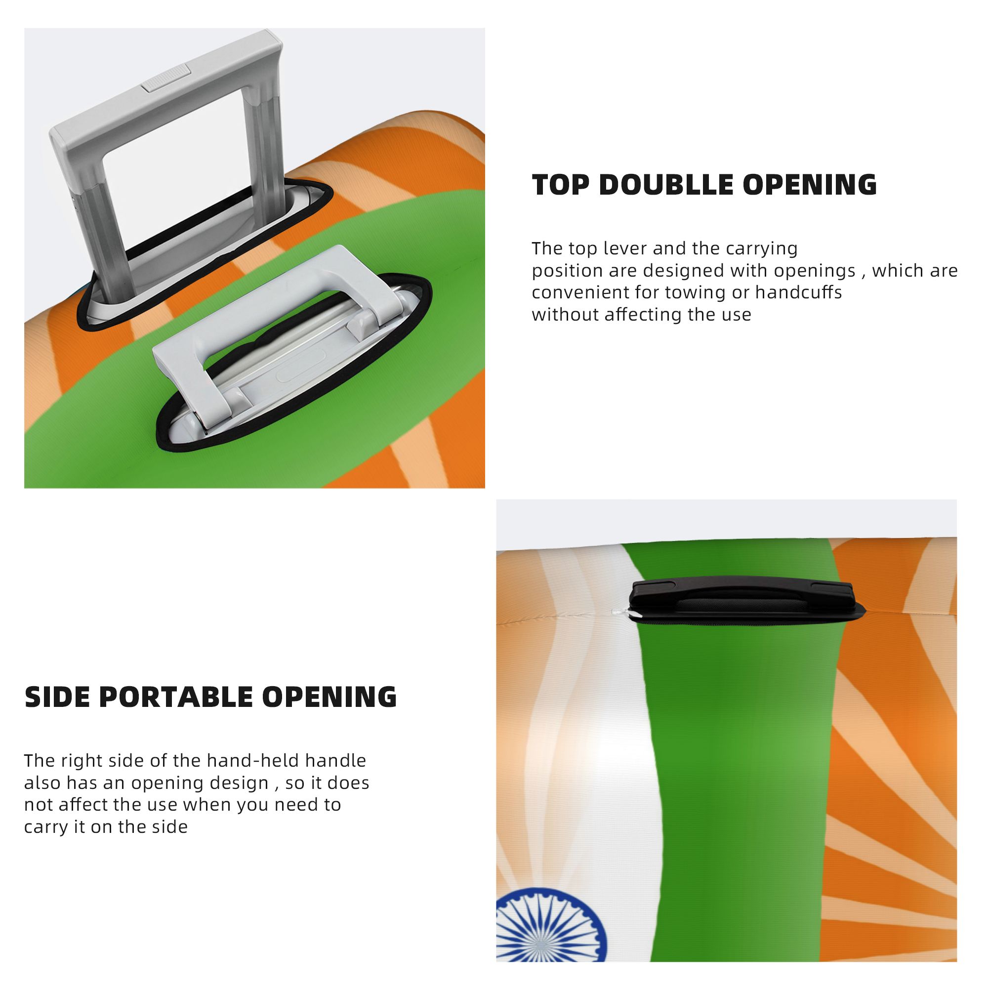 Elastyczny pokrowiec na walizk – Travel Accessories India recenzja i cena