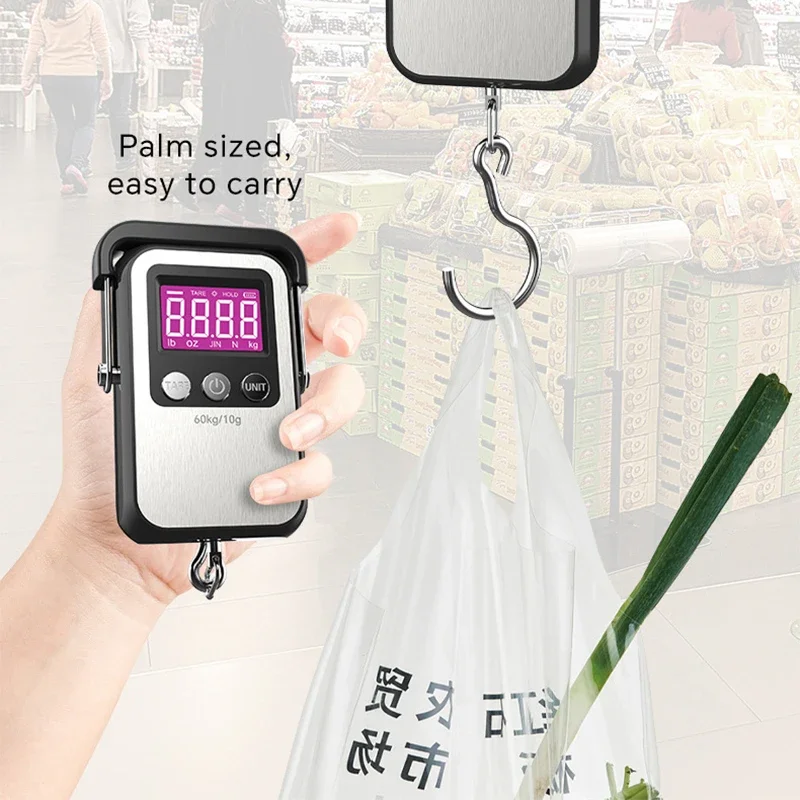 Waga cyfrowa przenośna 60 kg/1 – Luggage Scale Hanging recenzja i cena