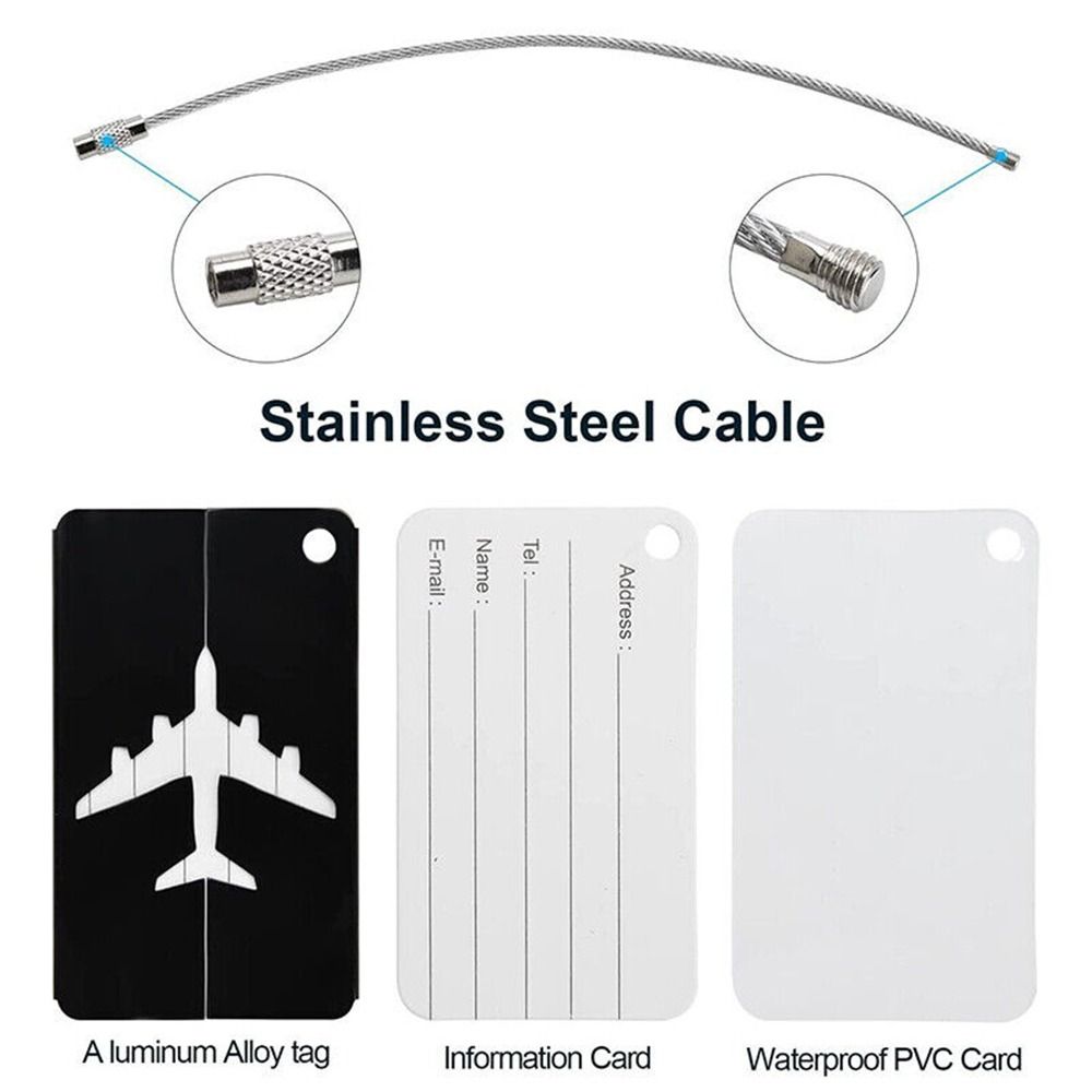 Aluminiowe etykiety na bagaż p – Travel Accessories B&M recenzja i cena