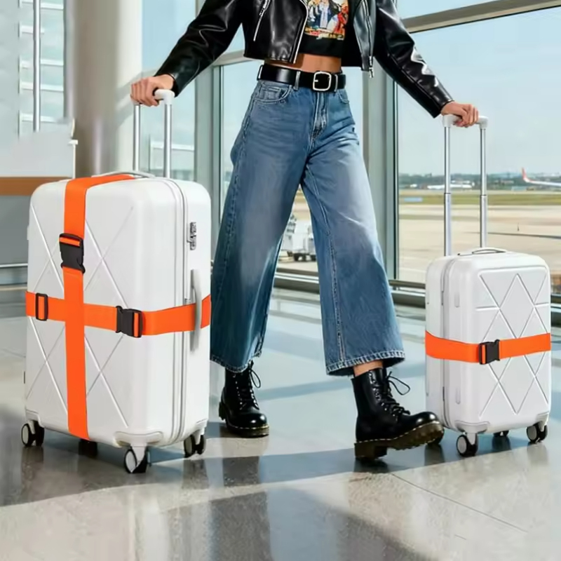 Zestaw 4 pasków do bagażu, pas – Travel Accessories B&M recenzja i cena